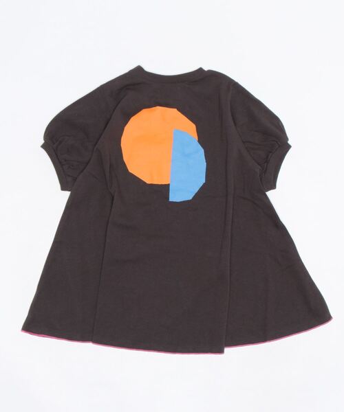 HOGAN RANCH WEAR（ホーガンランチウエア）の「ランタンスリーブワンピース（90～130cm）（ワンピース・キッズ・ライトグレー/オフホワイト/ストライプ/チャコール・90/100/110/120/130）」の5枚目の写真