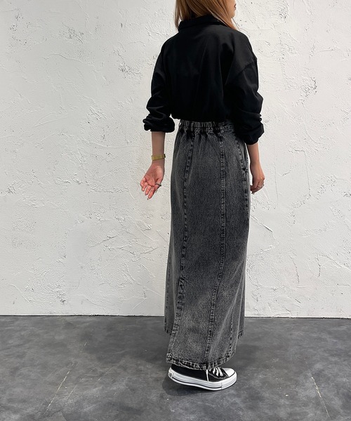 apres jour mignon(アプレジュールミニョン)の「ポロTシャツ【ZOZOTOWN限定アイテム】(シャツ/ブラウス・レディース・ブラック/ナチュラル/グリーン・フリー/X-LARGE)」の9枚目の写真