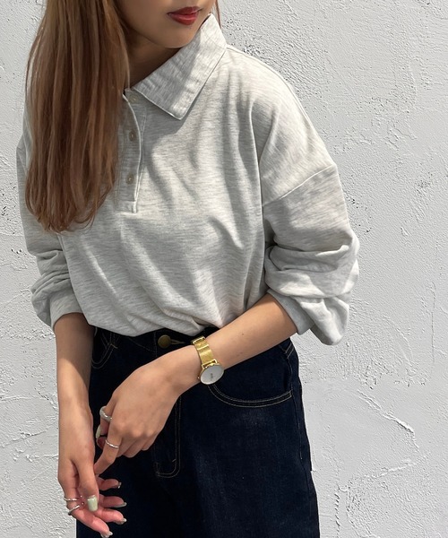apres jour mignon(アプレジュールミニョン)の「ポロTシャツ【ZOZOTOWN限定アイテム】(シャツ/ブラウス・レディース・ブラック/ナチュラル/グリーン・フリー/X-LARGE)」の11枚目の写真