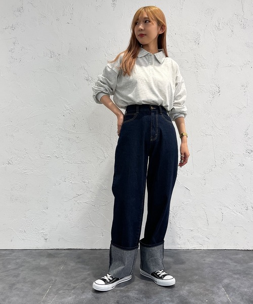 apres jour mignon(アプレジュールミニョン)の「ポロTシャツ【ZOZOTOWN限定アイテム】(シャツ/ブラウス・レディース・ブラック/ナチュラル/グリーン・フリー/X-LARGE)」の13枚目の写真