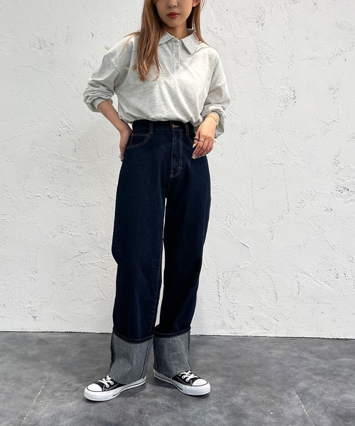 apres jour mignon(アプレジュールミニョン)の「ポロTシャツ【ZOZOTOWN限定アイテム】(シャツ/ブラウス・レディース・ブラック/ナチュラル/グリーン・フリー/X-LARGE)」の14枚目の写真