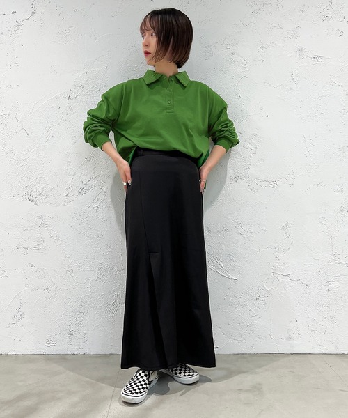 apres jour mignon(アプレジュールミニョン)の「ポロTシャツ【ZOZOTOWN限定アイテム】(シャツ/ブラウス・レディース・ブラック/ナチュラル/グリーン・フリー/X-LARGE)」の20枚目の写真