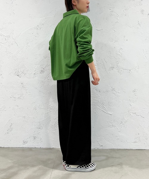 apres jour mignon(アプレジュールミニョン)の「ポロTシャツ【ZOZOTOWN限定アイテム】(シャツ/ブラウス・レディース・ブラック/ナチュラル/グリーン・フリー/X-LARGE)」の22枚目の写真