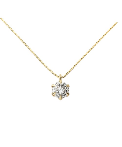 THE PLATINUM SELECT(ザ プラチナム セレクト)の「18金ゴールド ダイヤモンド ネックレス 0.3ct 鑑別カード(ネックレス・レディース・ピンクゴールド/イエローゴールド・FREE)」の14枚目の写真