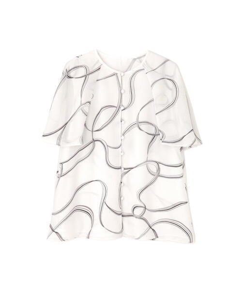 JILL STUART（ジルスチュアート）の「◆マルティナブラウス（シャツ/ブラウス・レディース・ホワイト/ブルー・SMALL/MEDIUM）」の20枚目の写真