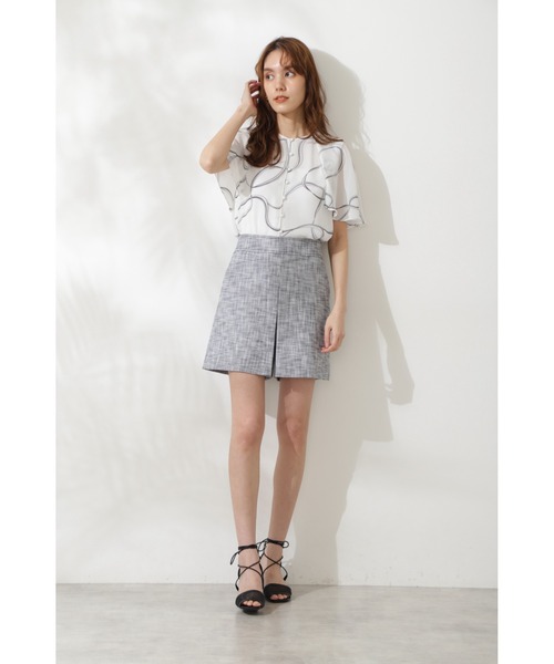 JILL STUART（ジルスチュアート）の「◆マルティナブラウス（シャツ/ブラウス・レディース・ホワイト/ブルー・SMALL/MEDIUM）」の5枚目の写真