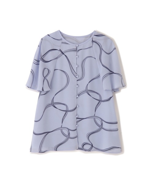 JILL STUART（ジルスチュアート）の「◆マルティナブラウス（シャツ/ブラウス・レディース・ホワイト/ブルー・SMALL/MEDIUM）」の18枚目の写真