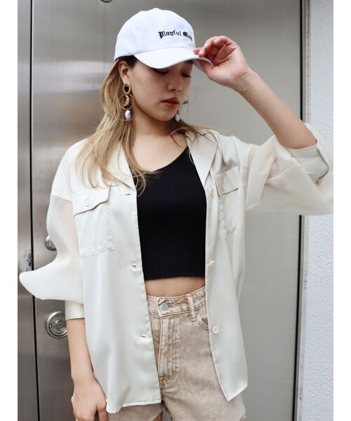 EVRIS（エヴリス）の「BASICデニムショートパンツ（デニムパンツ・レディース・ブラック/ライトブルー/ベージュ・SMALL/MEDIUM）」の4枚目の写真