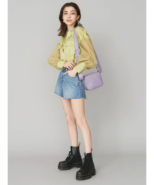 EVRIS（エヴリス）の「BASICデニムショートパンツ（デニムパンツ・レディース・ブラック/ライトブルー/ベージュ・SMALL/MEDIUM）」の8枚目の写真