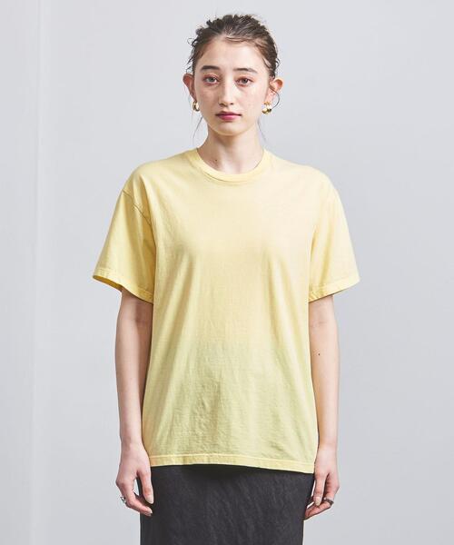 HANES(ヘインズ)の「【別注】<Hanes(ヘインズ)>クルーネック Tシャツ(Tシャツ/カットソー・レディース・ホワイト/イエロー/ライトピンク・S/M)」の4枚目の写真