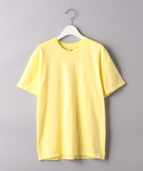 HANES(ヘインズ)の「【別注】<Hanes(ヘインズ)>クルーネック Tシャツ(Tシャツ/カットソー・レディース・ホワイト/イエロー/ライトピンク・S/M)」の11枚目の写真