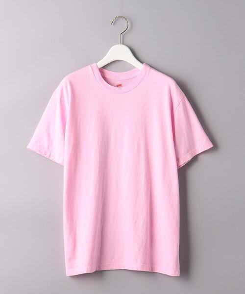 HANES(ヘインズ)の「【別注】<Hanes(ヘインズ)>クルーネック Tシャツ(Tシャツ/カットソー・レディース・ホワイト/イエロー/ライトピンク・S/M)」の15枚目の写真