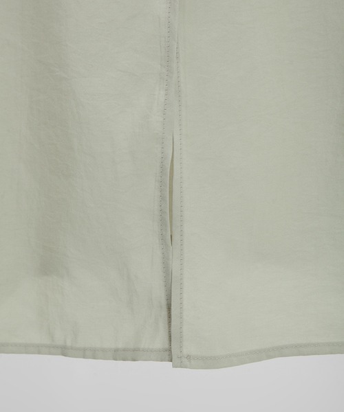 MUYMONA(ムイモナ)の「Back slit loose rayon blouse mmw22s002【MUYMONA】【2022SS】(シャツ/ブラウス・レディース・ブラック/ライトグリーン/ライトピンク/アイボリー・FREE)」の11枚目の写真