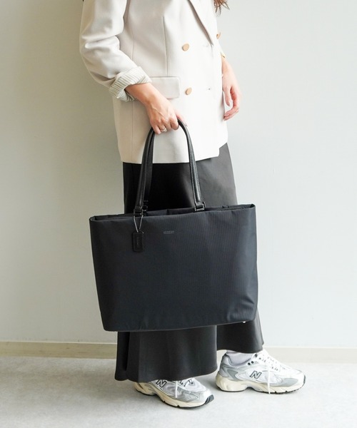 MACKINTOSH PHILOSOPHY(マッキントッシュ フィロソフィー)の「MACKINTOSH PHILOSOPHY トートバッグ ミア No.11203 A4サイズ収納可 13.3inchPC収納(トートバッグ・メンズ・グレー/ブラック/グレー系/ブラック系・FREE)」の18枚目の写真