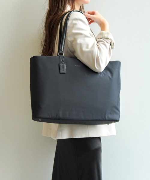 MACKINTOSH PHILOSOPHY（ﾏｯｷﾝﾄｯｼｭ ﾌｨﾛｿﾌｨｰ）の「MACKINTOSH PHILOSOPHY トートバッグ ミア No.11203 A4サイズ収納可 13.3inchPC収納（トートバッグ・メンズ・グレー/ブラック・FREE）」の21枚目の写真