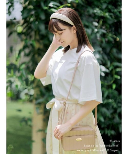 Areeam（アリーム）の「pooh/ジェンダーレスTシャツ（Tシャツ/カットソー・レディース・オフホワイト/ブラック/ベージュ/ブラウン・FREE）」の7枚目の写真