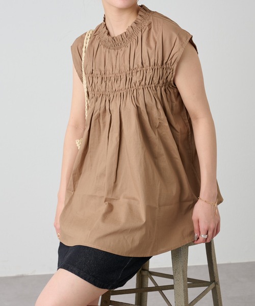 journal standard luxe フレンチリネン フリルTOP journal standard