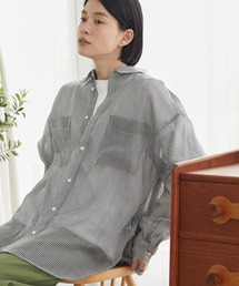 AMERICAN HOLIC | シアーWポケットシャツ(シャツ/ブラウス)