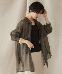 AMERICAN HOLIC | シアーWポケットシャツ(シャツ/ブラウス)