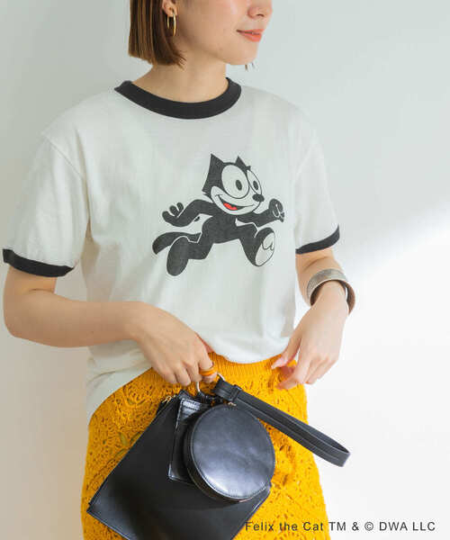 URBAN RESEARCH（アーバンリサーチ）の「FELIX T-shirts（Tシャツ/カットソー・レディース・オフホワイト/スミクロ・FREE）」の7枚目の写真