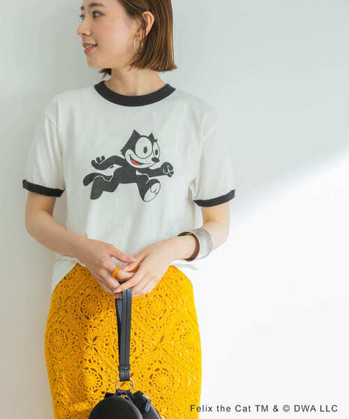 URBAN RESEARCH（アーバンリサーチ）の「FELIX T-shirts（Tシャツ/カットソー・レディース・オフホワイト/スミクロ・FREE）」の9枚目の写真