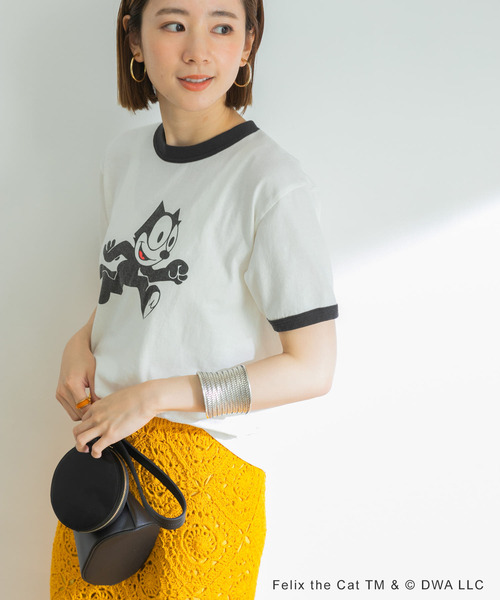 URBAN RESEARCH（アーバンリサーチ）の「FELIX T-shirts（Tシャツ/カットソー・レディース・オフホワイト/スミクロ・FREE）」の10枚目の写真