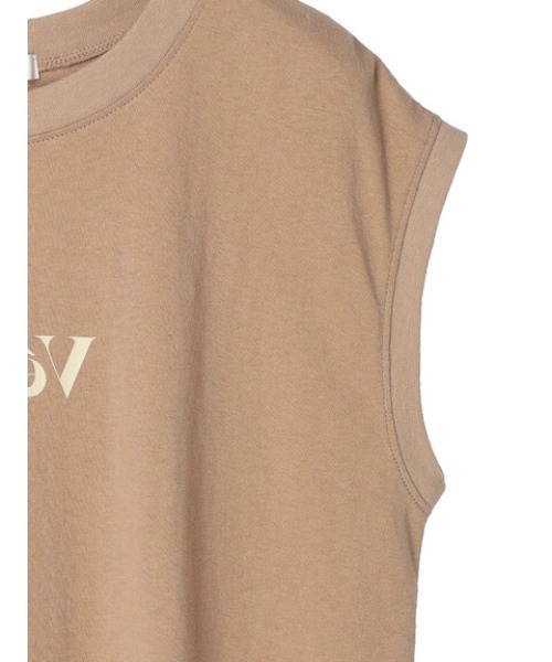 Green　Parks（グリーンパークス）の「フレンチスリーブワンポイントロゴTシャツ（Tシャツ/カットソー・レディース・ネイビー/ブラウン/オフホワイト・FREE）」の8枚目の写真