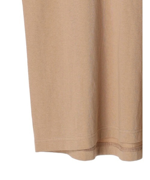 Green　Parks（グリーンパークス）の「フレンチスリーブワンポイントロゴTシャツ（Tシャツ/カットソー・レディース・ネイビー/ブラウン/オフホワイト・FREE）」の9枚目の写真