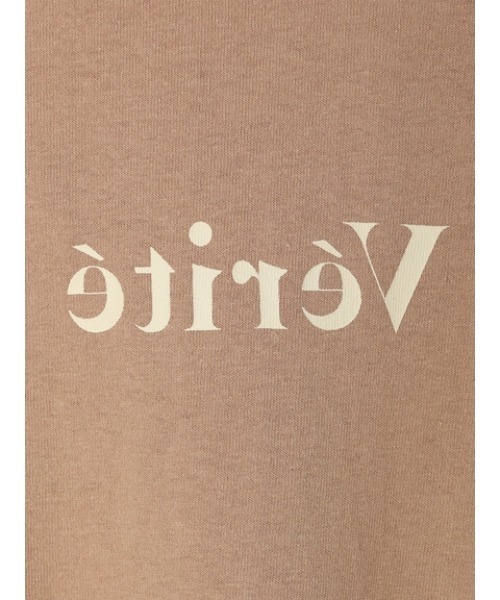 Green　Parks（グリーンパークス）の「フレンチスリーブワンポイントロゴTシャツ（Tシャツ/カットソー・レディース・ネイビー/ブラウン/オフホワイト・FREE）」の10枚目の写真