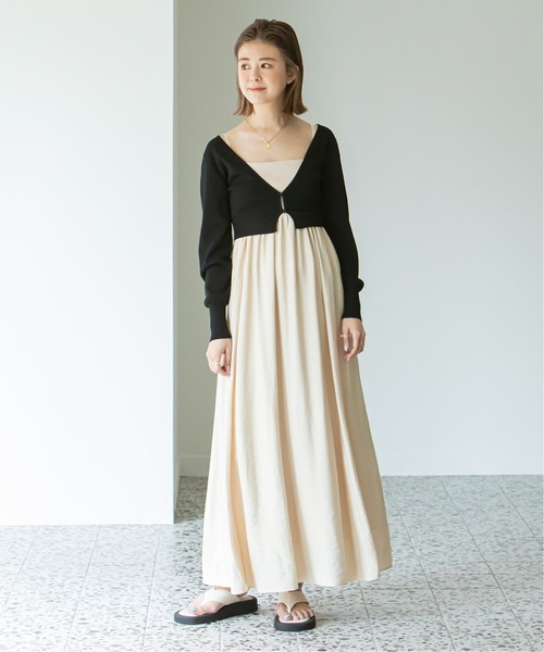 U by SPICK&SPAN（ユーバイスピックアンドスパン）の「タイトミニカーディガン（カーディガン/ボレロ・レディース・ブラック/パープル/ブラウン/グリーン・FREE）」の7枚目の写真