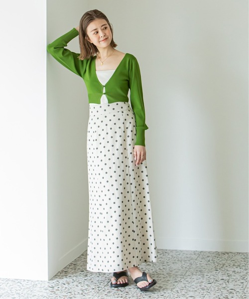 U by SPICK&SPAN（ユーバイスピックアンドスパン）の「タイトミニカーディガン（カーディガン/ボレロ・レディース・ブラック/パープル/ブラウン/グリーン・FREE）」の17枚目の写真