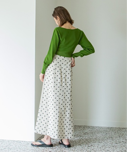 U by SPICK&SPAN（ユーバイスピックアンドスパン）の「タイトミニカーディガン（カーディガン/ボレロ・レディース・ブラック/パープル/ブラウン/グリーン・FREE）」の18枚目の写真