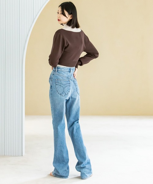 U by SPICK&SPAN（ユーバイスピックアンドスパン）の「タイトミニカーディガン（カーディガン/ボレロ・レディース・ブラック/パープル/ブラウン/グリーン・FREE）」の12枚目の写真