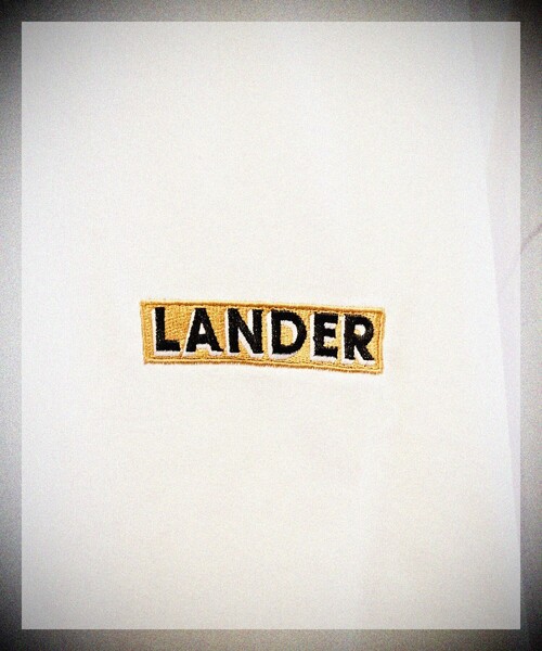 FREAK'S STORE(フリークスストア)の「WEB限定 LANDER×FREAK'S STORE/ランダー 別注 ビッグシルエット バックプリントTシャツ/刺繍(Tシャツ/カットソー・メンズ・ホワイト/ダークグリーン・SMALL/MEDIUM/LARGE/X-LARGE)」の13枚目の写真