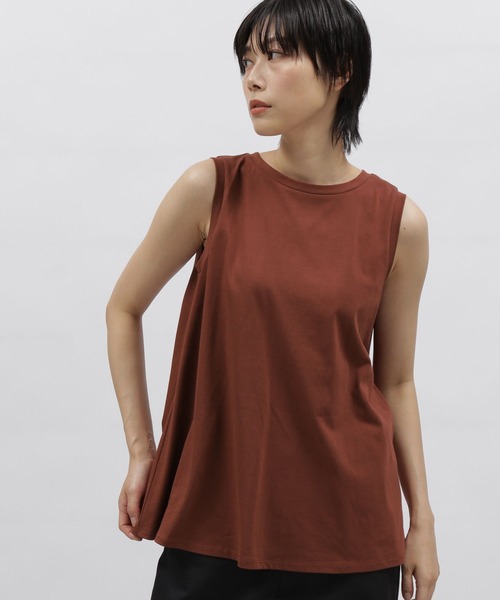 バックフレアタンク Lサイズ ブラウン 【公式通販】