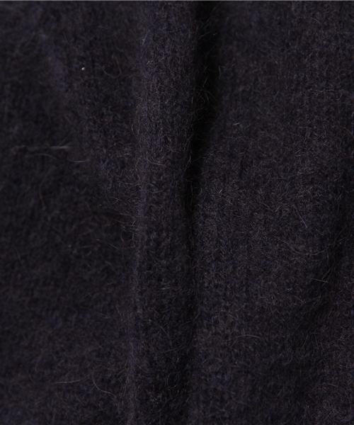 OUTLET（アウトレット）の「【DouDou】ラクーンZIPアッププルオーバー（ニット/セーター・レディース・ネイビー/ブルー/キャメル・MEDIUM）」の11枚目の写真