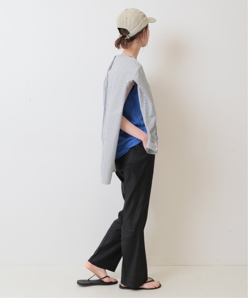 【新品未使用】SLOBE IENA リネンジレ SLOBE IENA（スローブイエナ）の「《追加》リネンピンタック