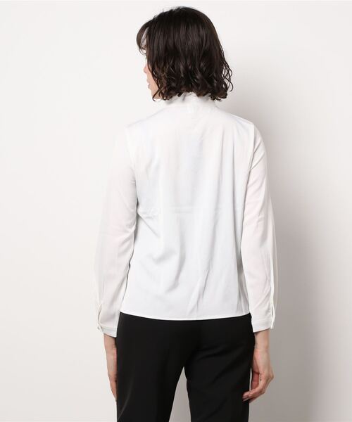 Lace Ladies(レースレディース)の「ボウタイシフォンブラウス(シャツ/ブラウス・レディース・ホワイト・XL/L/M/S)」の2枚目の写真