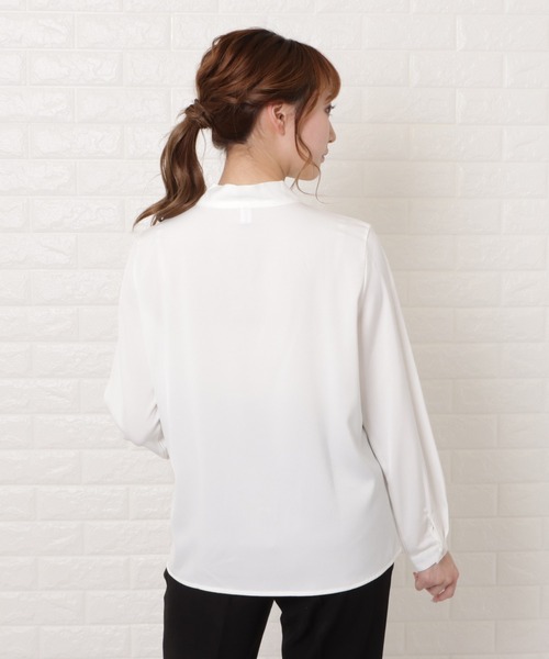 Lace Ladies(レースレディース)の「ボウタイシフォンブラウス(シャツ/ブラウス・レディース・ホワイト・XL/L/M/S)」の5枚目の写真