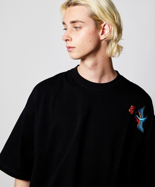 rehacer（レアセル）の「STAND : Animal Hang Out HW T-shirt / アニマルハングアウト　ヘビーウェイト Tシャツ（Tシャツ/カットソー・メンズ・ホワイト系その他/ブラック系その他/ホワイト系その他2/ブラック系その他2/ブラック系その他3/ホワイト系その他3・MEDIUM/LARGE/X-LARGE）」の6枚目の写真