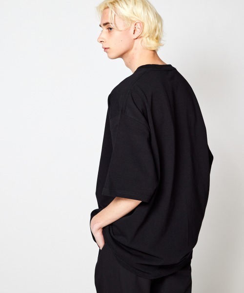 rehacer（レアセル）の「STAND : Animal Hang Out HW T-shirt / アニマルハングアウト　ヘビーウェイト Tシャツ（Tシャツ/カットソー・メンズ・ホワイト系その他/ブラック系その他/ホワイト系その他2/ブラック系その他2/ブラック系その他3/ホワイト系その他3・MEDIUM/LARGE/X-LARGE）」の11枚目の写真