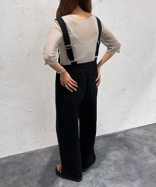 apres jour mignon(アプレジュールミニョン)の「クルーネックシアーインナー【ZOZOTOWN限定アイテム】(Tシャツ/カットソー・レディース・ピンク/オレンジ/パープル/ライトグレー/グリーン/ライトブルー/ブラック・X-LARGE/フリー)」の17枚目の写真