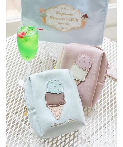 Maison de FLEUR（メゾンドフルール）の「アイススクエアポーチ