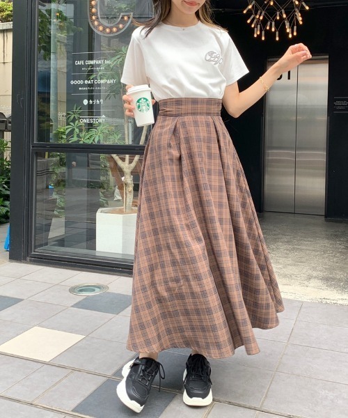 OLIVE des OLIVE（オリーブデオリーブ）の「オーガンジーリボン付Ｔシャツ（Tシャツ/カットソー・レディース・ブラック/オフホワイト/サックスブルー・FREE）」の14枚目の写真