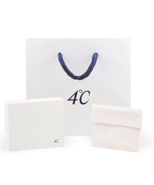 4℃(ヨンドシー)の「シルバー ピアス(ピアス(両耳用)・レディース・イエローゴールド・FREE)」の2枚目の写真