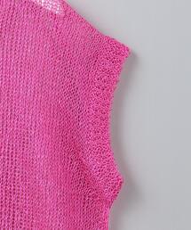 値下、6RAYON NYLON BRIGHT MESH KNIT/ニット セール】MULTI BORDER MESH KNIT / マルチボーダーメッシュ