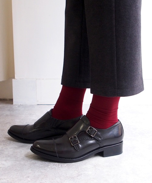 apres（アプレ）の「ダブルモンクストラップシューズ　-3750311（ドレスシューズ・レディース・ブラック/ダークブラウン・22.5cm/23.5cm/24.5cm/23.0cm/24.0cm/25.0cm）」の6枚目の写真
