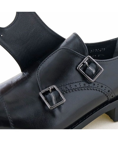 apres（アプレ）の「ダブルモンクストラップシューズ　-3750311（ドレスシューズ・レディース・ブラック/ダークブラウン・22.5cm/23.5cm/24.5cm/23.0cm/24.0cm/25.0cm）」の9枚目の写真
