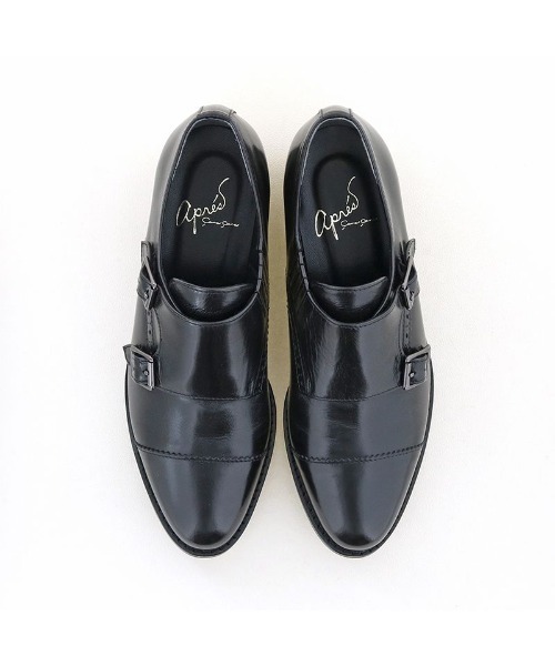 apres（アプレ）の「ダブルモンクストラップシューズ　-3750311（ドレスシューズ・レディース・ブラック/ダークブラウン・22.5cm/23.5cm/24.5cm/23.0cm/24.0cm/25.0cm）」の7枚目の写真