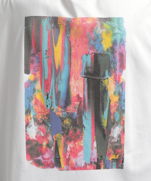 HARE（ハレ）の「バックプリントシシュウカットソーby OZ-YamaguchiKeisuke(HARE)（Tシャツ/カットソー・メンズ・ホワイト系その他/ブラック系その他・SMALL/MEDIUM）」の19枚目の写真